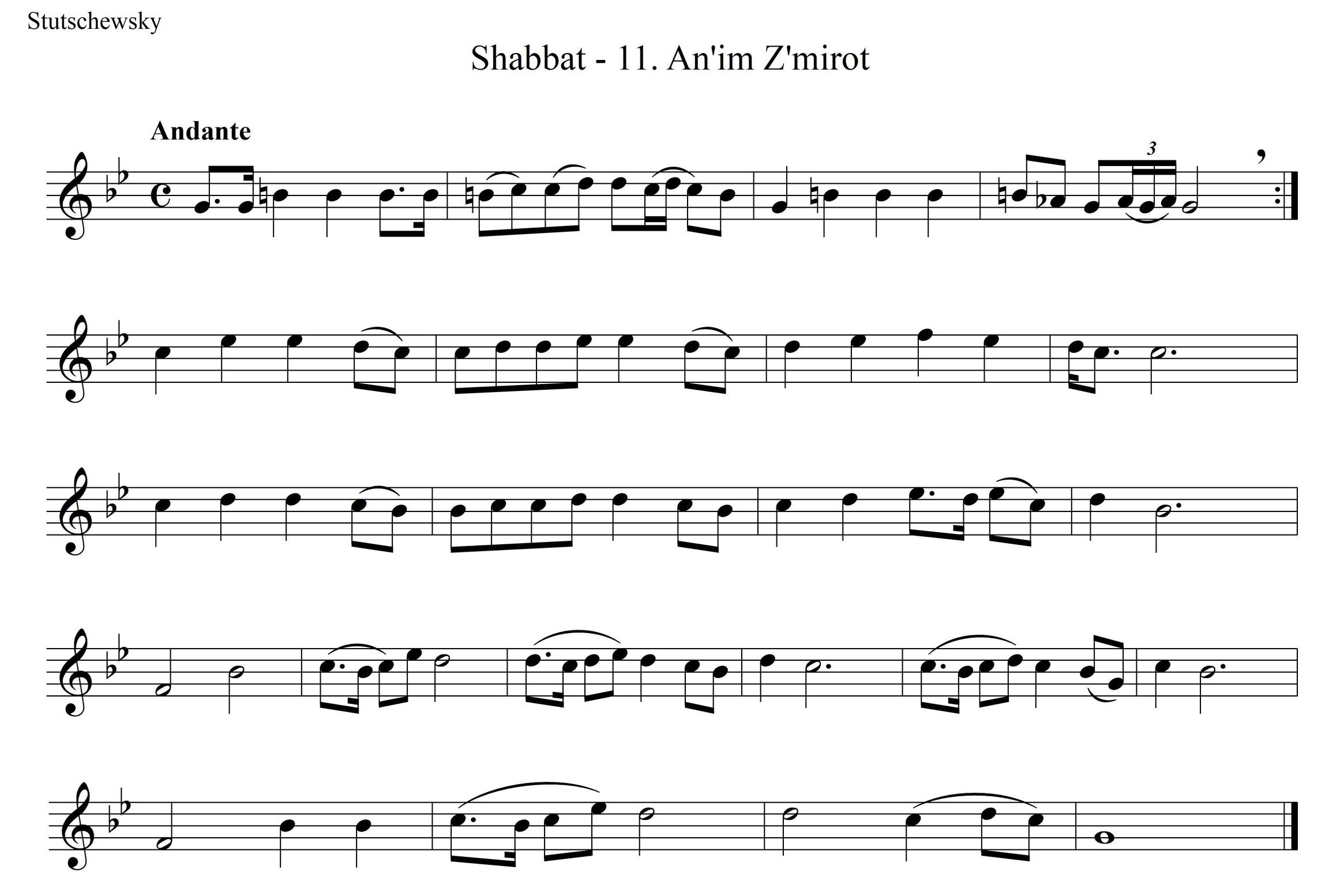 אנעים זמירות