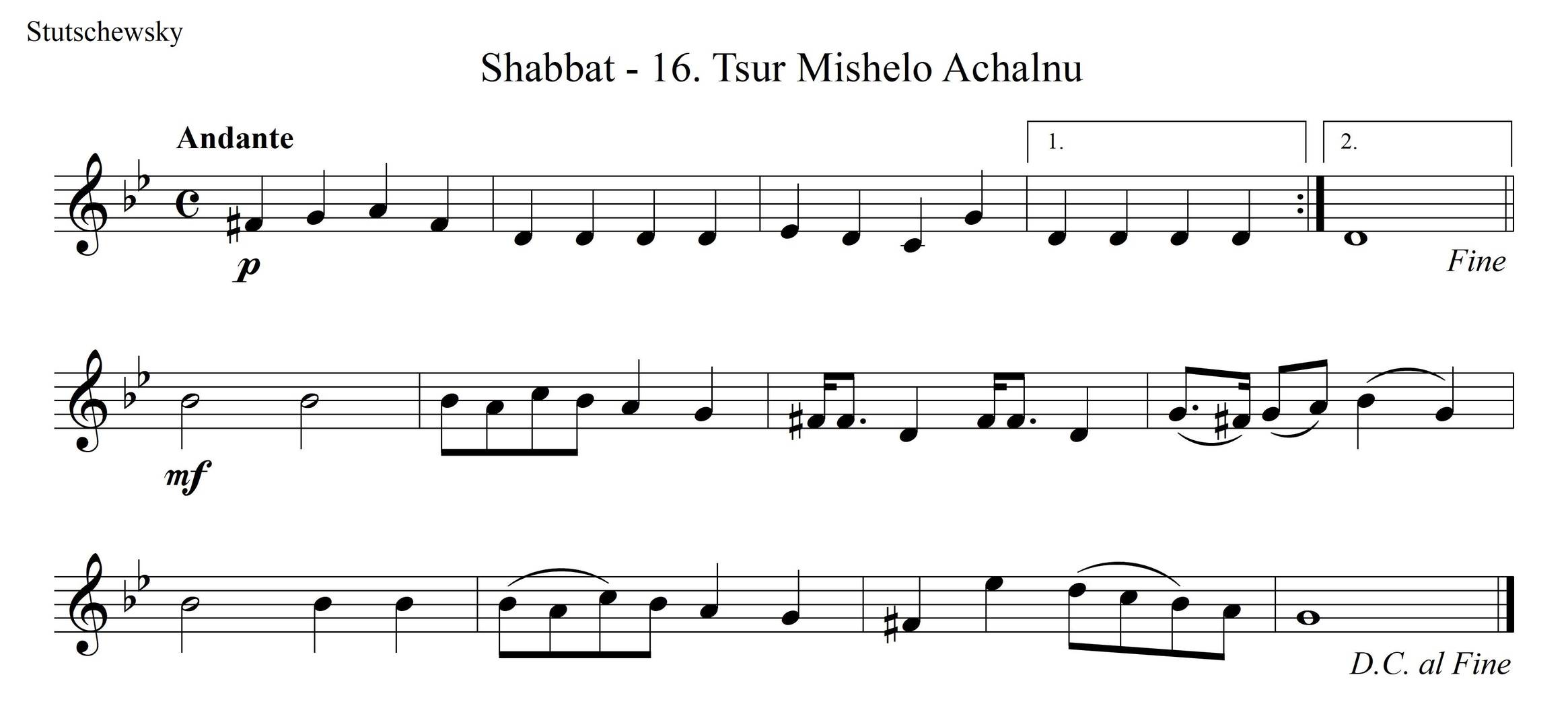 צור משלו אכלנו