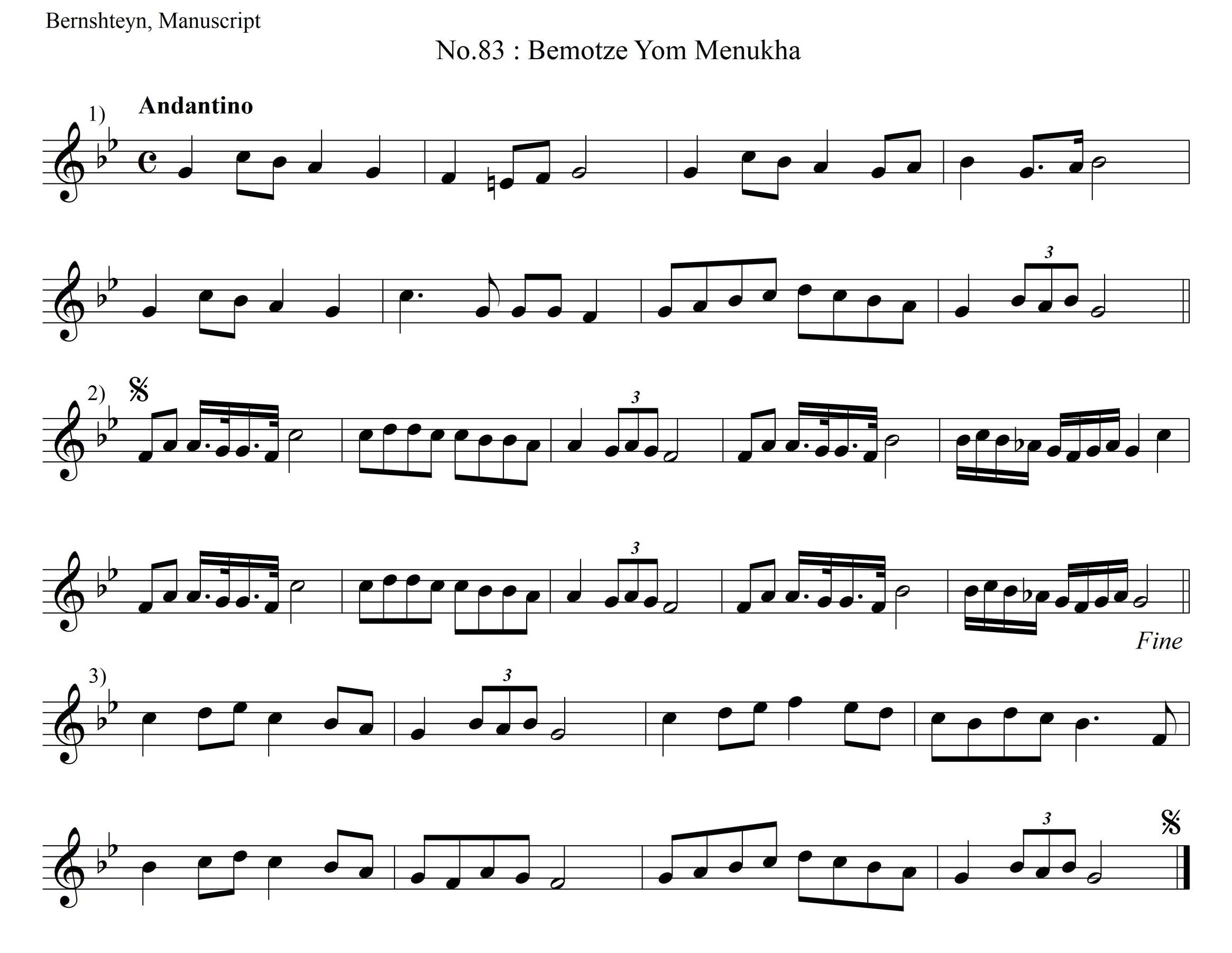 במוצאי יום מנוחה