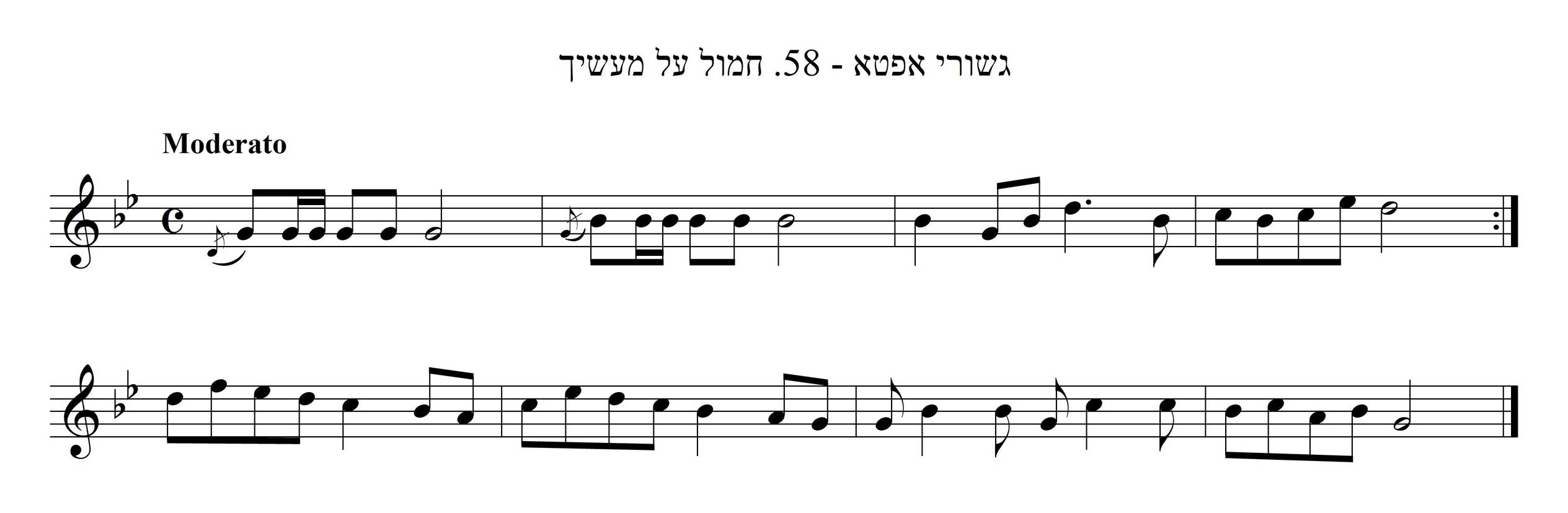 חמול על מעשיך