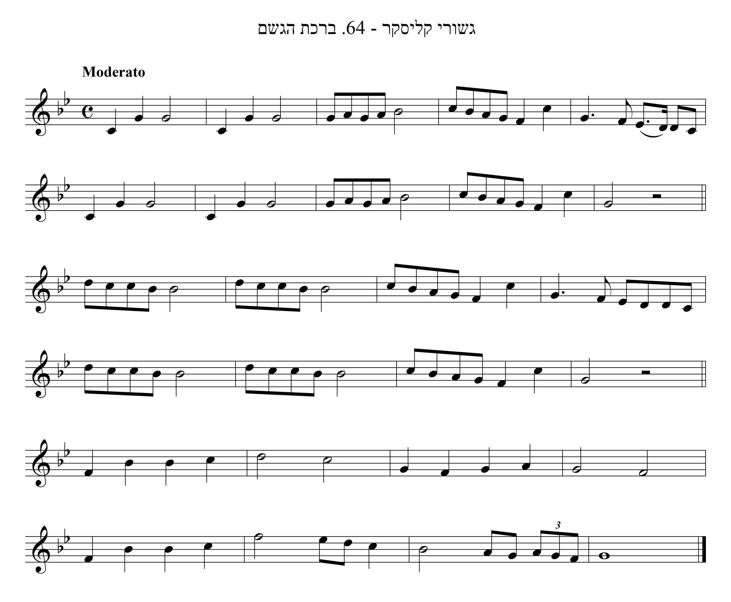 [2524/2525] נגון לברכת גשם
