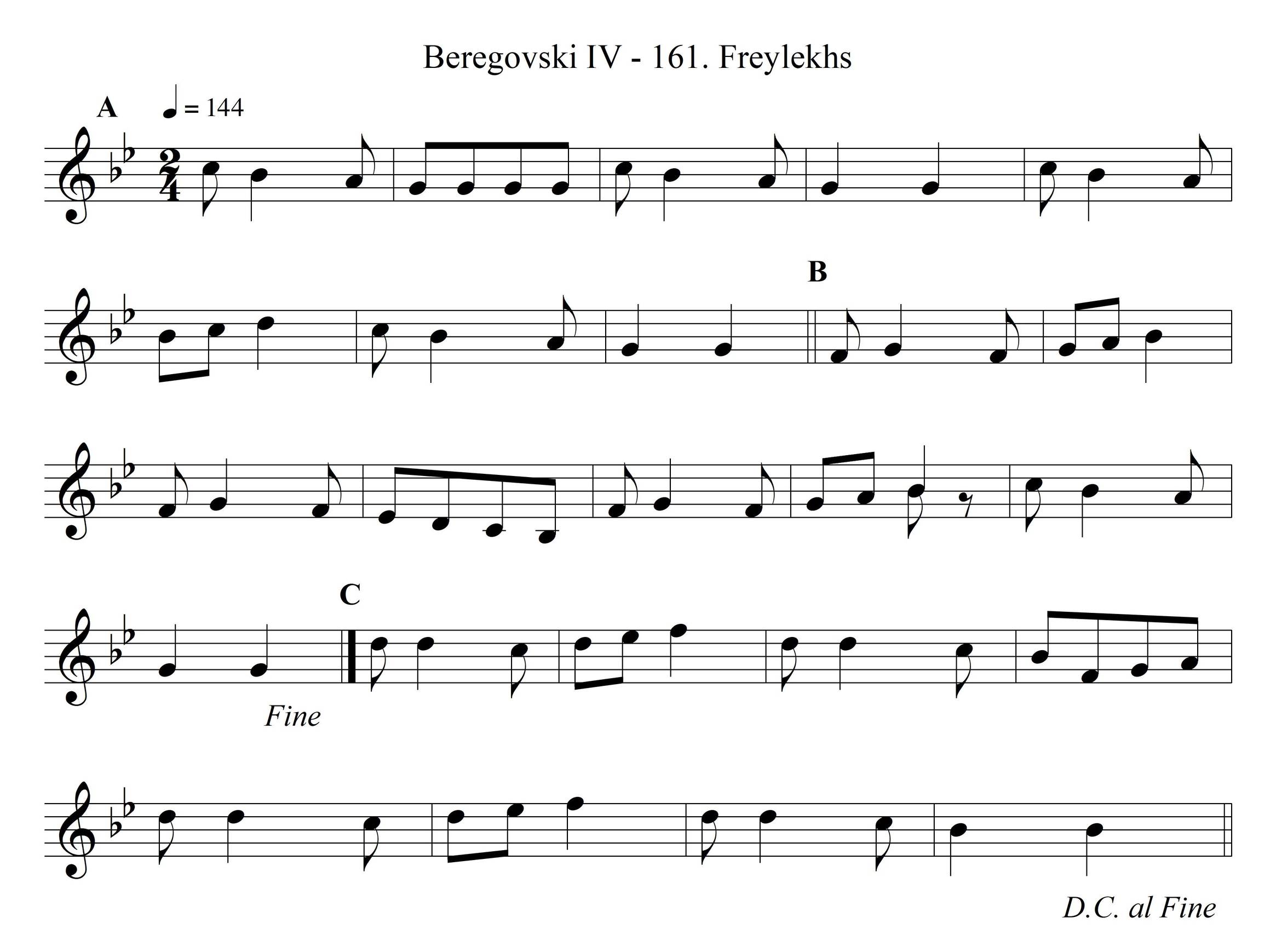 Freylekhs - פריילעכס