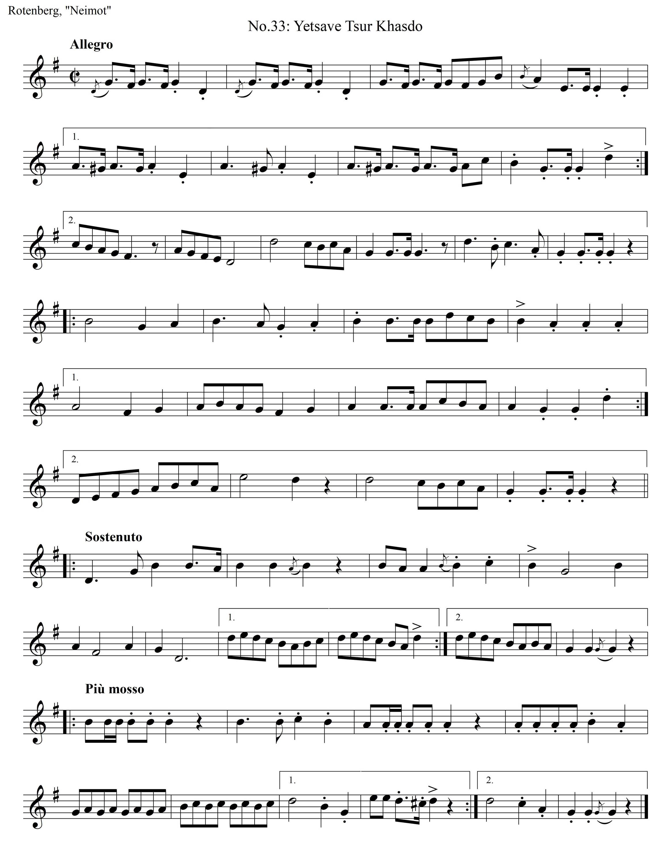 [888/889] יצוה צור חסדו