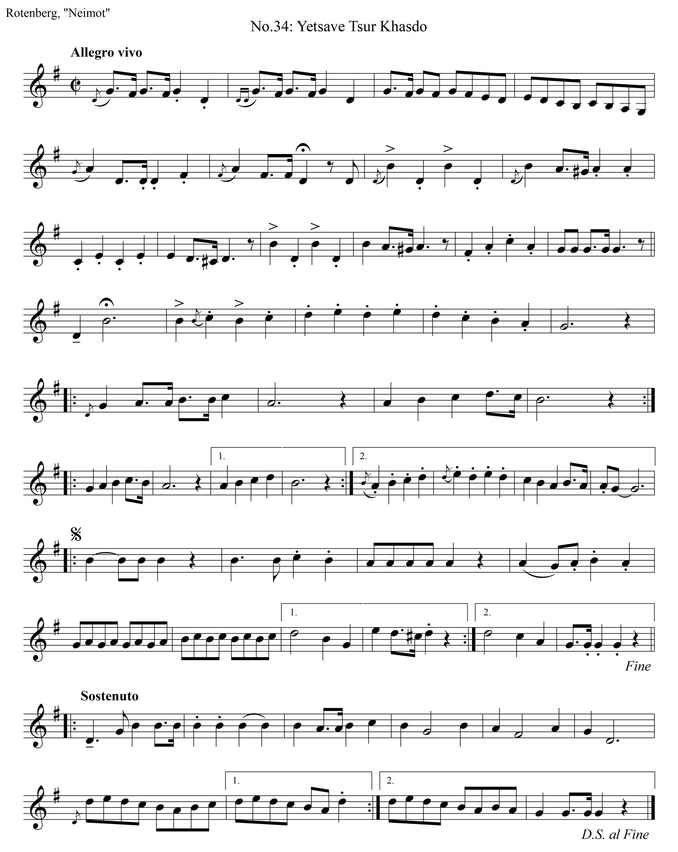 [888/889] יצוה צור חסדו