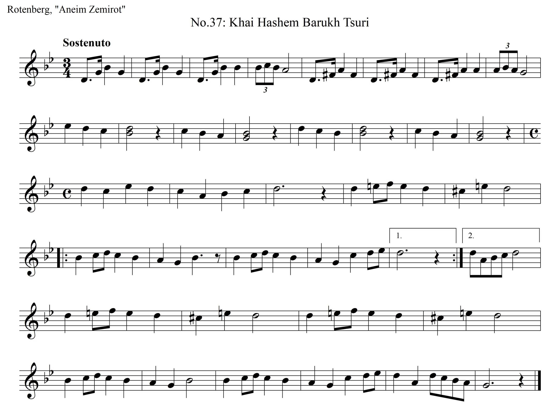 חי ד' ברוך צורי